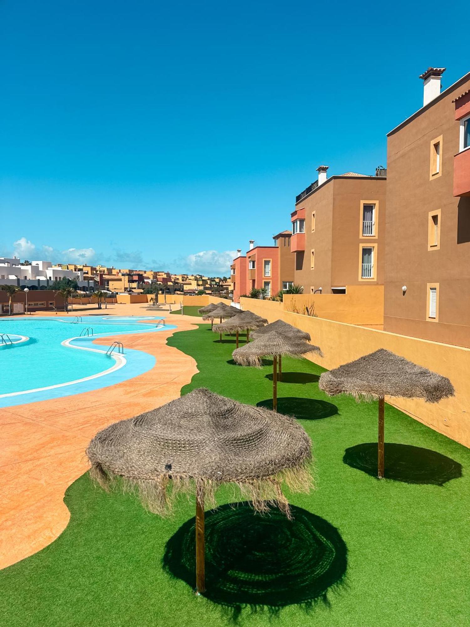 Apartamento Casa Bamboo Corralejo, Espacioso, Piscina Y Parking Exteriör bild